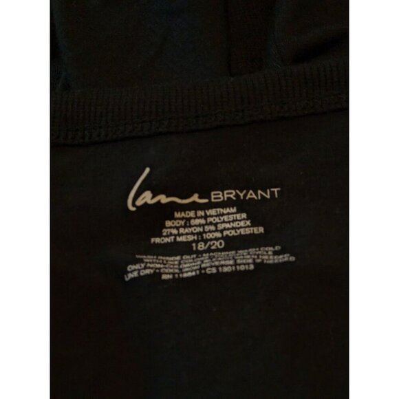 Lane Bryant Top Womens Plus 18/20 Black Sequin Front Short Sleeve Sparkle Party - Picture 5 of 5